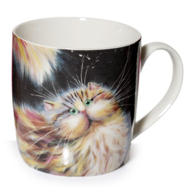 Kim Haskins Rainbow Cat Porcelain Mug 300ml