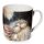 Kim Haskins Rainbow Cat Porcelain Mug 300ml