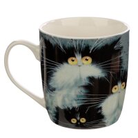Kim Haskins Katzen Tasse aus Porzellan 300ml