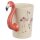 Flamingo geformter Henkel Tasse aus Dolomit-Keramik
