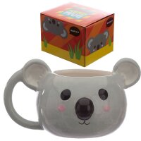 Adoramals Koalabär Kopf geformte Tasse aus...