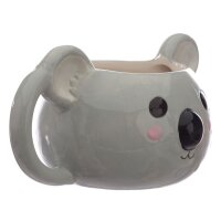 Adoramals Koala bear head shaped cup made of dolomite ceramic.