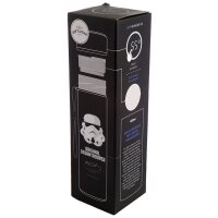 The Original Stormtrooper wiederverwendbare Thermo Isolier- Edestahl Trinkflasche mit Digital Thermometer 450ml