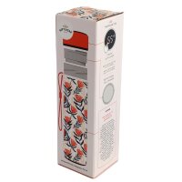 Pick of the Bunch wiederverwendbare Thermo Isolier- Edestahl Trinkflasche mit Digital Thermometer 450ml