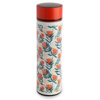 Pick of the Bunch wiederverwendbare Thermo Isolier- Edestahl Trinkflasche mit Digital Thermometer 450ml