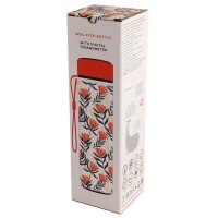 Pick of the Bunch wiederverwendbare Thermo Isolier- Edestahl Trinkflasche mit Digital Thermometer 450ml