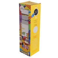 Yellow Submarine wiederverwendbare Thermo Isolier- Edestahl Trinkflasche mit Digital Thermometer 450ml