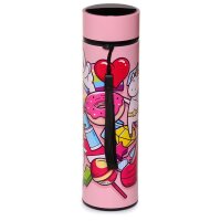 Sweet Teen Einhorn wiederverwendbare Thermo Isolier- Edestahl Trinkflasche mit Digital Thermometer 450ml