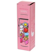 Sweet Teen Einhorn wiederverwendbare Thermo Isolier- Edestahl Trinkflasche mit Digital Thermometer 450ml