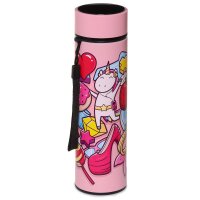 Sweet Teen Einhorn wiederverwendbare Thermo Isolier- Edestahl Trinkflasche mit Digital Thermometer 450ml