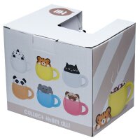 Adoramals Zebra piepsender Tier-Deckel Tasse aus...