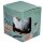 Lemur Spirit of the Night tail-shaped handle porcelain cup