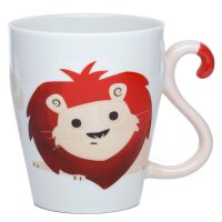 Löwe Zooniverse Schwanz geformter Henkel Tasse aus...