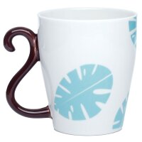Affe Zooniverse Schwanz geformter Henkel Tasse aus Porzellan