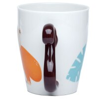 Affe Zooniverse Schwanz geformter Henkel Tasse aus Porzellan