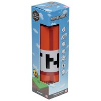 Minecraft TNT wiederverwendbare Thermo Isolier- Edestahl Trinkflasche mit Digital Thermometer 450ml