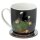 Kim Haskins Christmas Tree Cat Mug & Coaster Set made of Porcelain 300ml