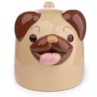 Mopps der Mops Hund Umgedrehter Becher aus...
