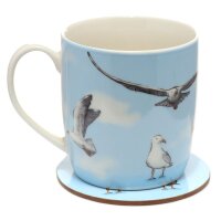 Seagull & Buoy Mug & Coaster Set 300ml