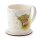 Jan Pashley Highland Coo Kuh Tasse & Untersetzer Set 300ml