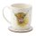 Jan Pashley Highland Coo Kuh Tasse & Untersetzer Set 300ml