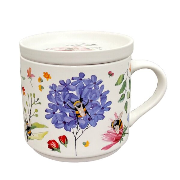 Nectar Meadows Bienen Tasse & Untersetzer Set