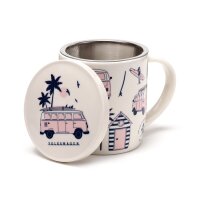 Volkswagen VW T1 Bulli Explore Tasse aus Porzellan mit...