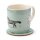 Willow Farm Pferde Tasse & Untersetzer Set