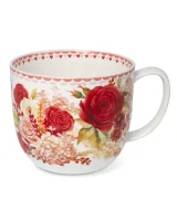 Becher 700 ml Rosenrot