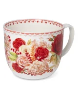 Becher 700 ml Rosenrot