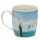 Seagull and buoy porcelain mug 300ml