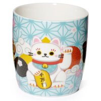 Maneki Neko Lucky Cat Porcelain Mug 350ml