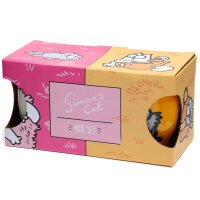 Simons Cat Katze 2-er Set Tassen aus Porzellan 2x 300ml