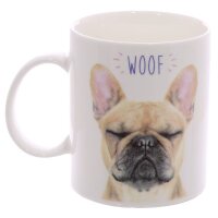 WOOF French Bulldog Porcelain Mug 300ml