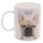 WOOF French Bulldog Porcelain Mug 300ml