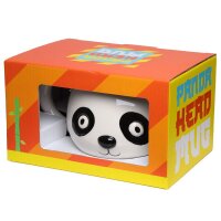 Adoramals Keramik Panda Kopf Tasse