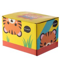 Adoramals Keramik Tiger Kopf Tasse