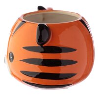 Adoramals Keramik Tiger Kopf Tasse