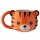 Adoramals Keramik Tiger Kopf Tasse