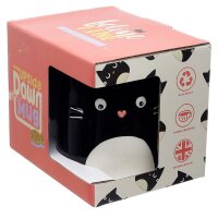 Feline Fine Katze Umgedrehter Becher aus Dolomit-Keramik