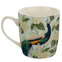 Pfau Tasse aus Porzellan 300ml