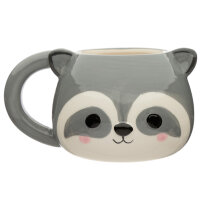 Adoramals Waschbär Kopf geformte Tasse aus...