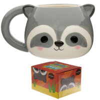 Adoramals Waschbär Kopf geformte Tasse aus...