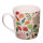 New China porcelain mug with autumn flower pattern.