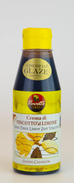Crema di Vincotto Zitrone 200ml Flasche