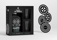 MASTIC TEARS Classic Liqueur 24% vol. 700ml in a gift set.
