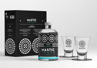 MASTIC TEARS Classic Liqueur 24% vol. 700ml in a gift set.